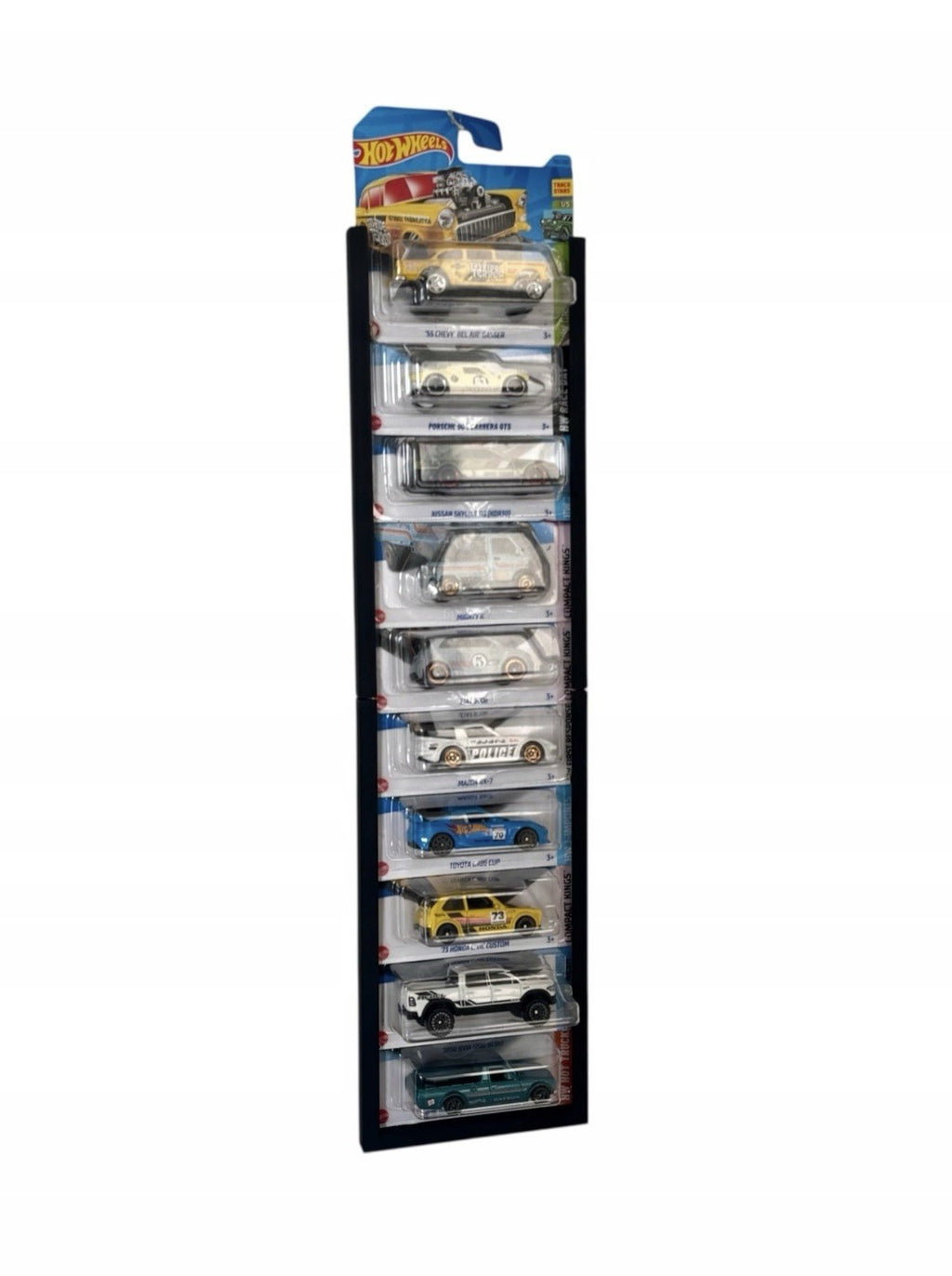 Hot Wheels 1:64 Wandhalterung – Set für 10 Autos