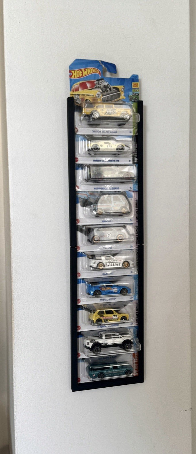 Hot Wheels 1:64 Wandhalterung – Set für 10 Autos