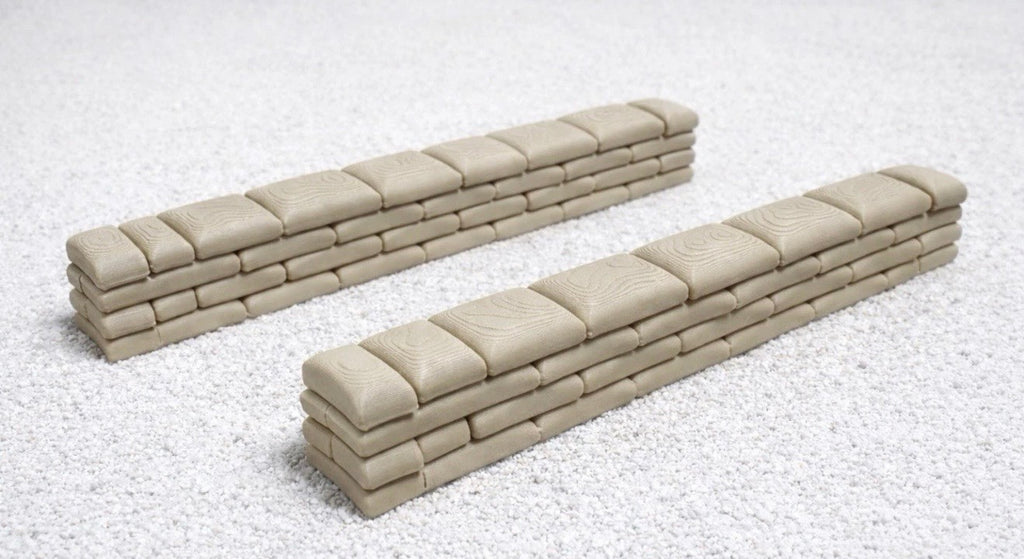 4x Sandsäcke Diorama 1:35 – 3D Druck – Militär Modellbau Zubehör – Stellung