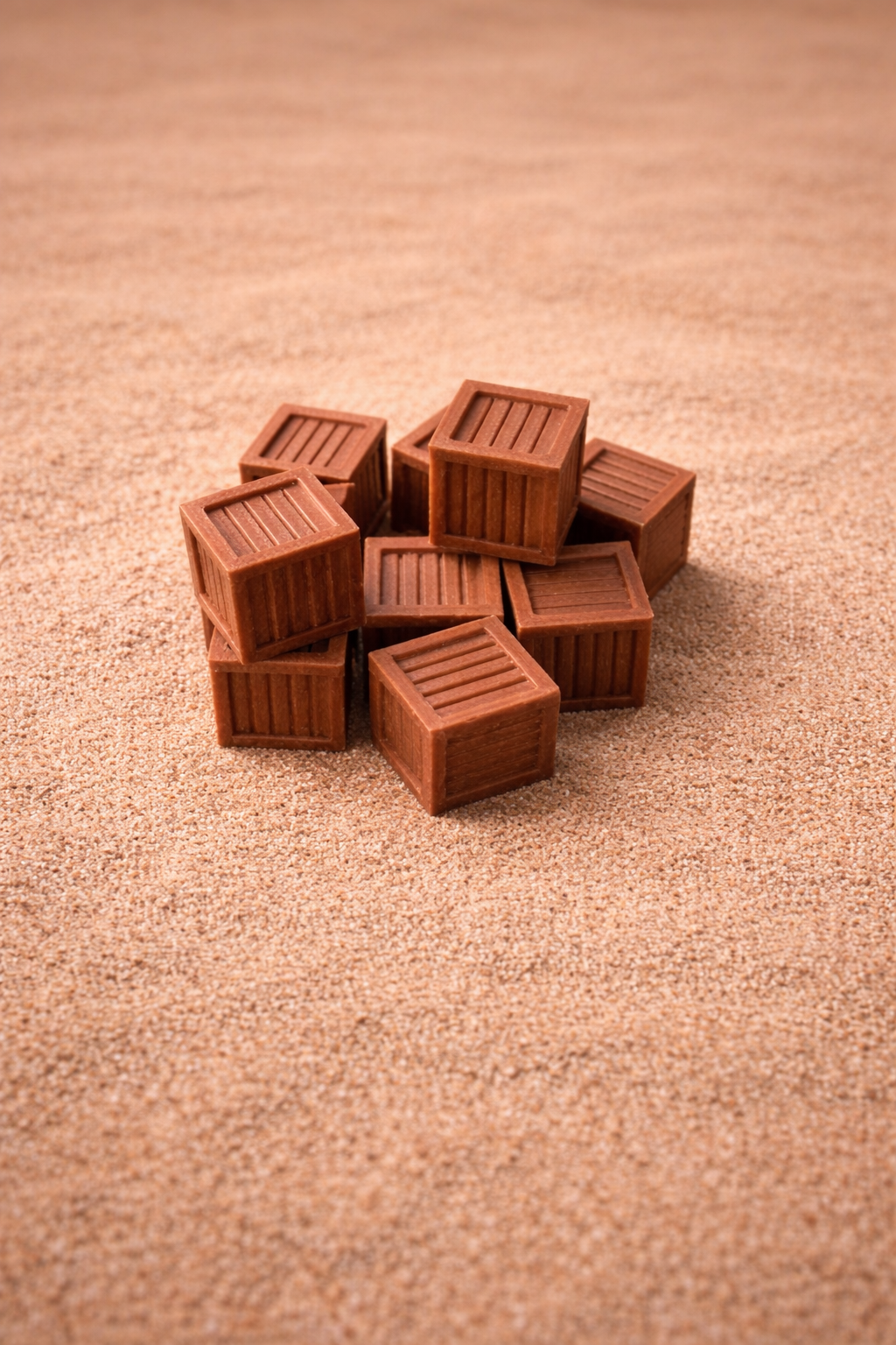 20 Stück Holzkisten für Diorama 1:35 – Set mit realistischen Transportkisten
