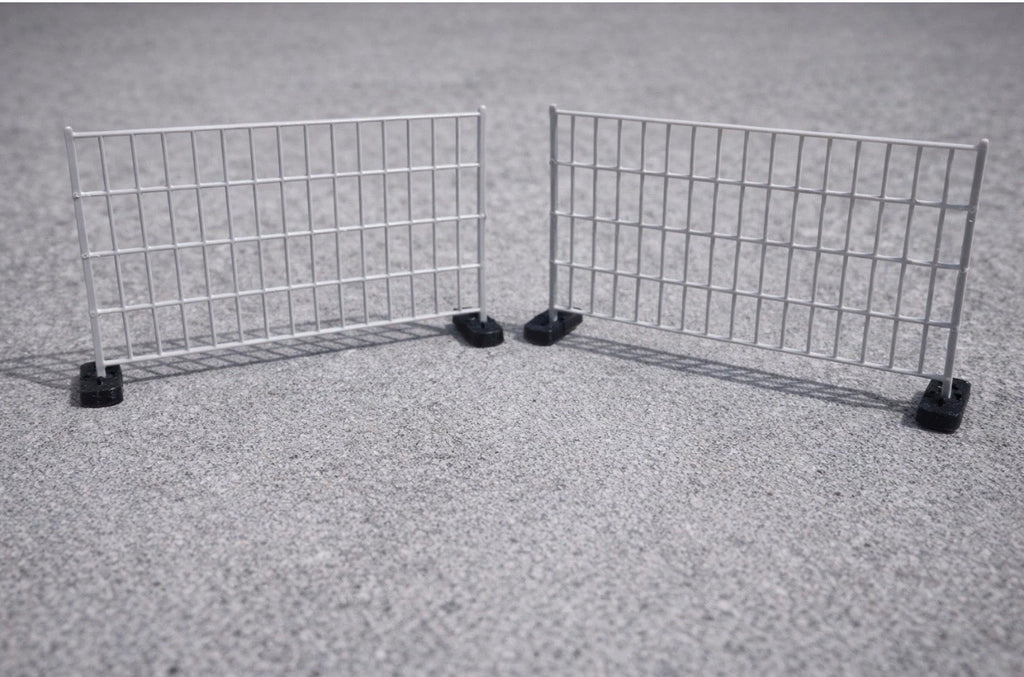 20x Bauzaun für Hot Wheels 1:64 – Diorama, Rennstrecke, Modellbau Zaun 1:87