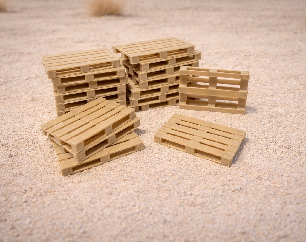 Paletten 1:35 – realistisch – Zubehör für Diorama & Modellbau