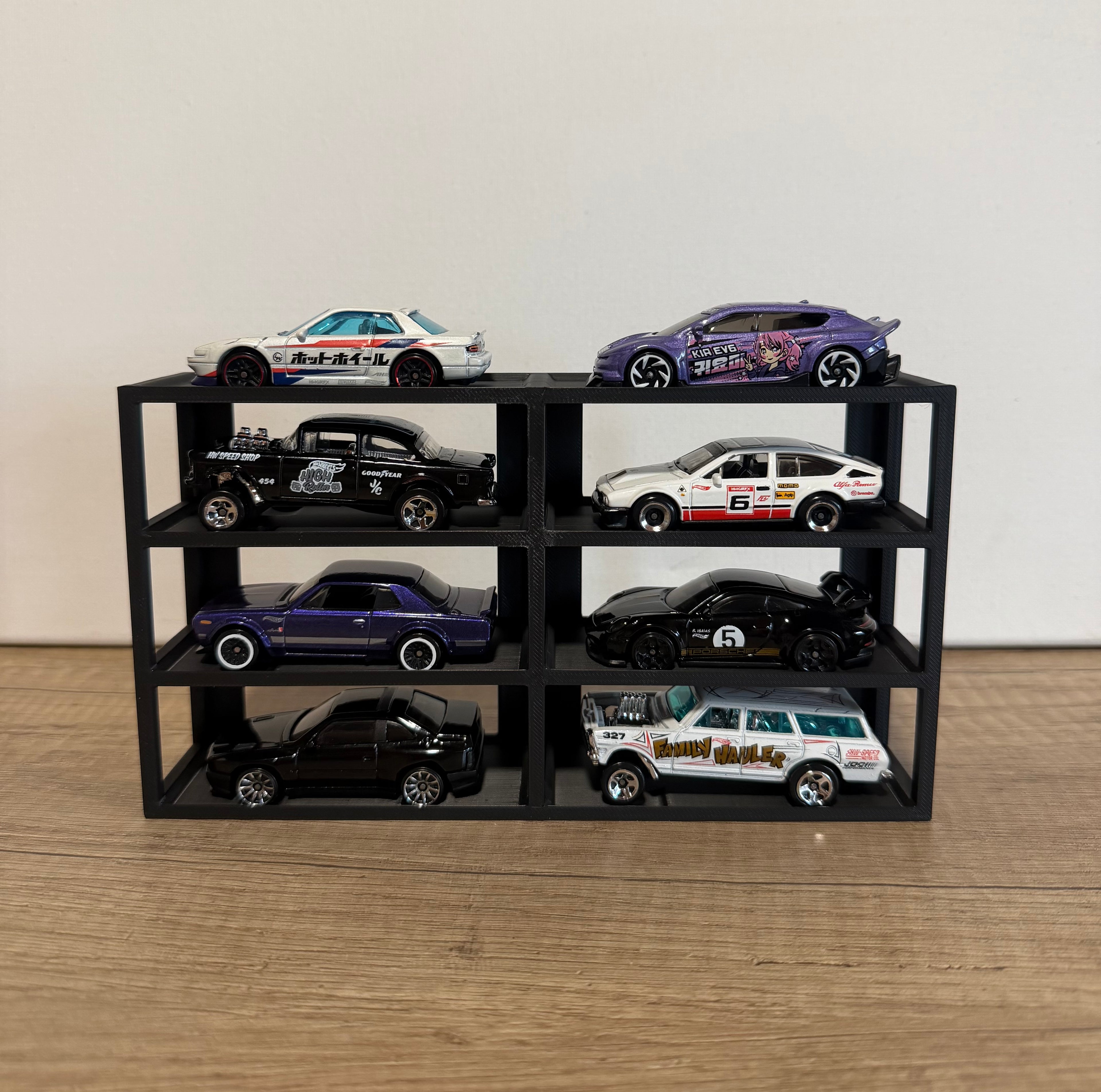 Modellauto Regal 1:64 8 Fächer Display Ständer für Hot Wheels & Diecast Neu