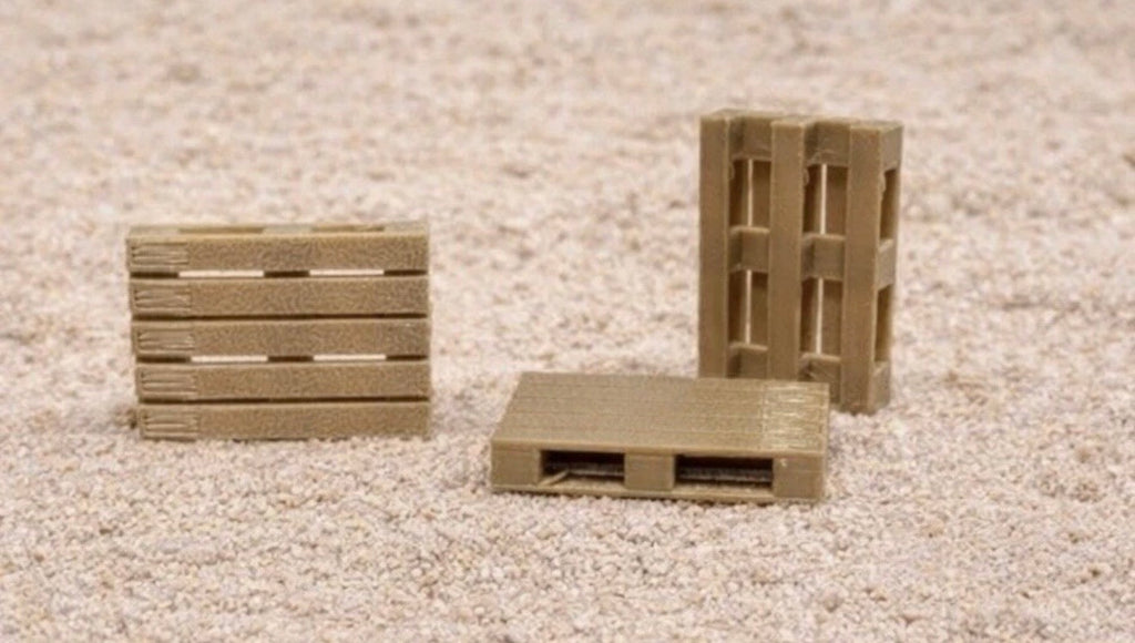 20x Europaletten 1:35 Dicke Transportpaletten – Diorama Modellbau Realistisch