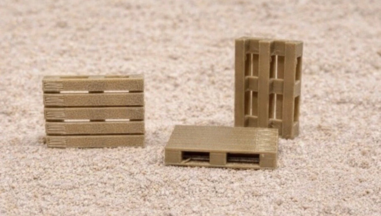 20x Europaletten 1:35 Dicke Transportpaletten – Diorama Modellbau Realistisch