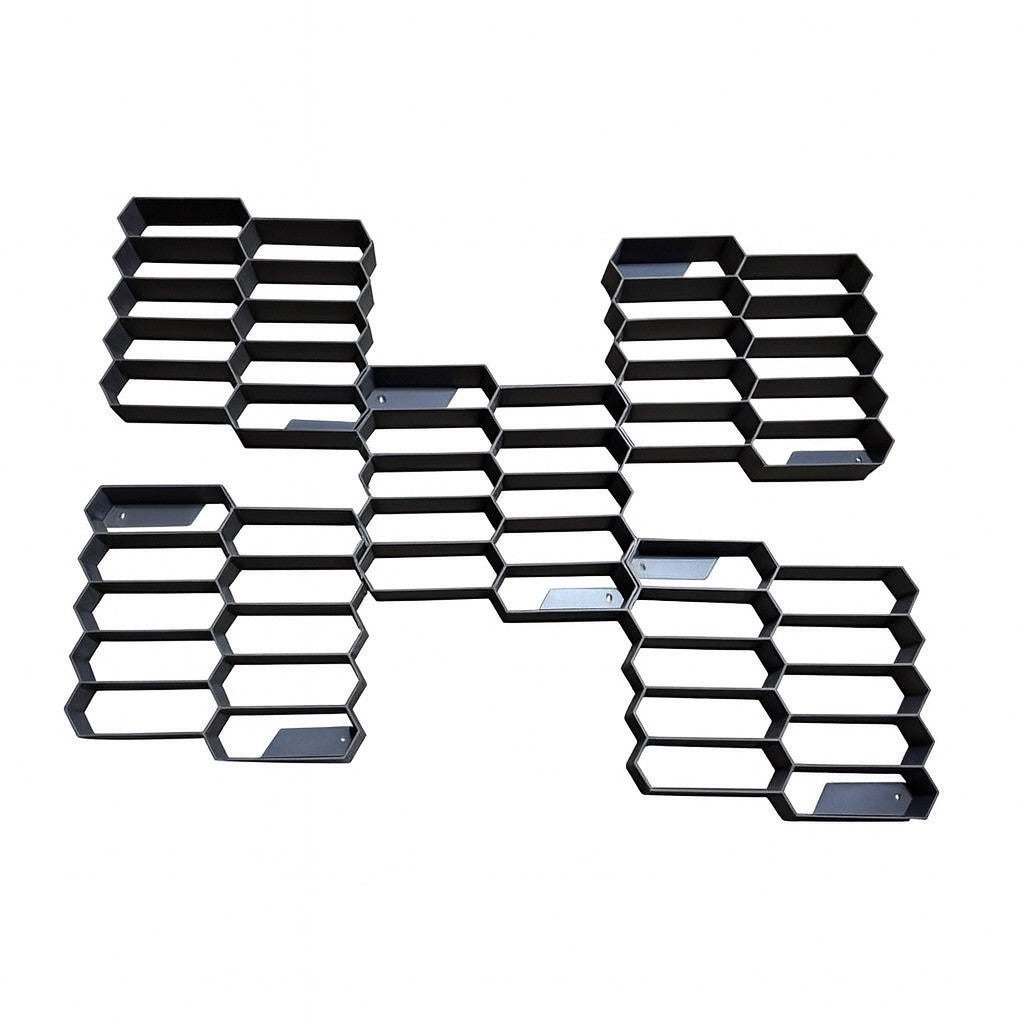 Set 10x Hexagon Hot Wheels Regale – Wandregale für Modellautos