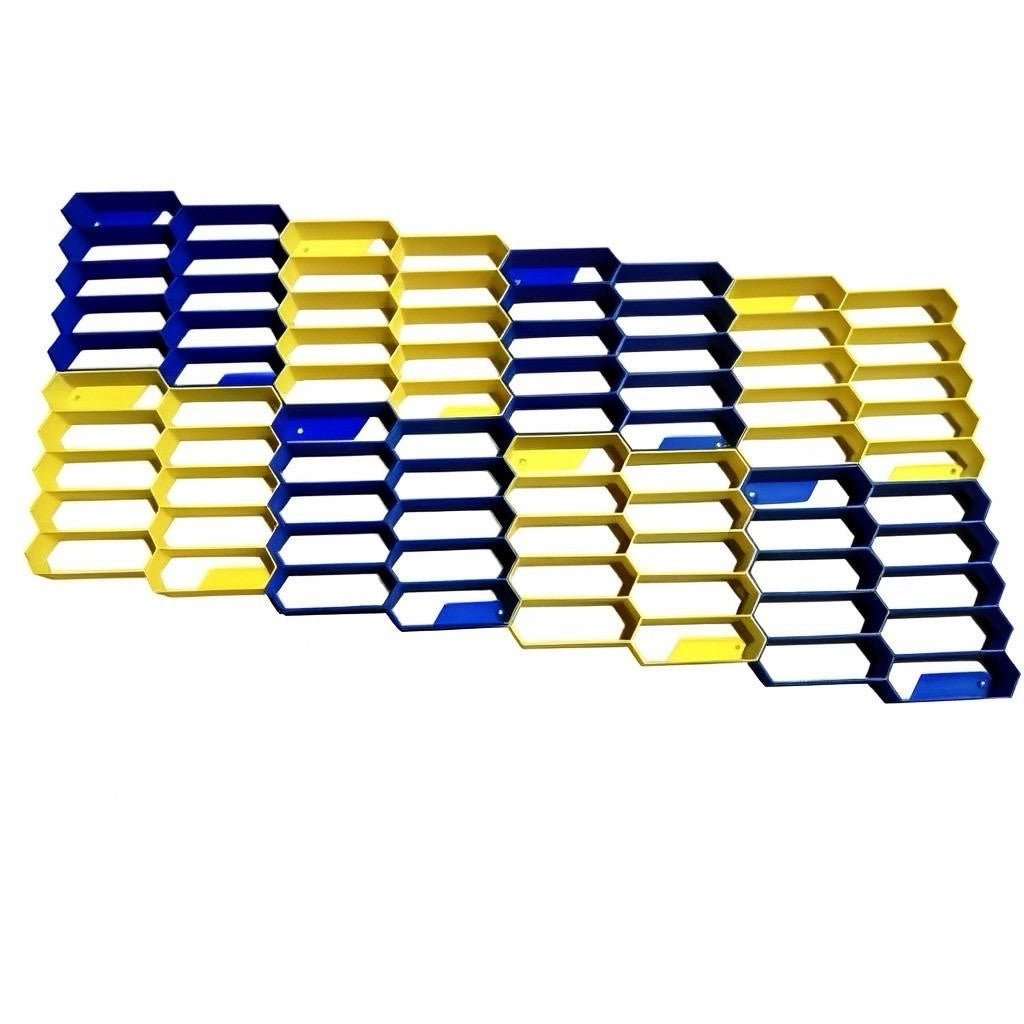 Set 10x Hexagon Hot Wheels Regale – Wandregale für Modellautos