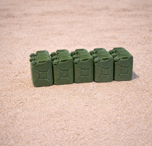 15x Benzinkanister 1:35 Militär – Diorama Zubehör – Modellbau Kanister Set