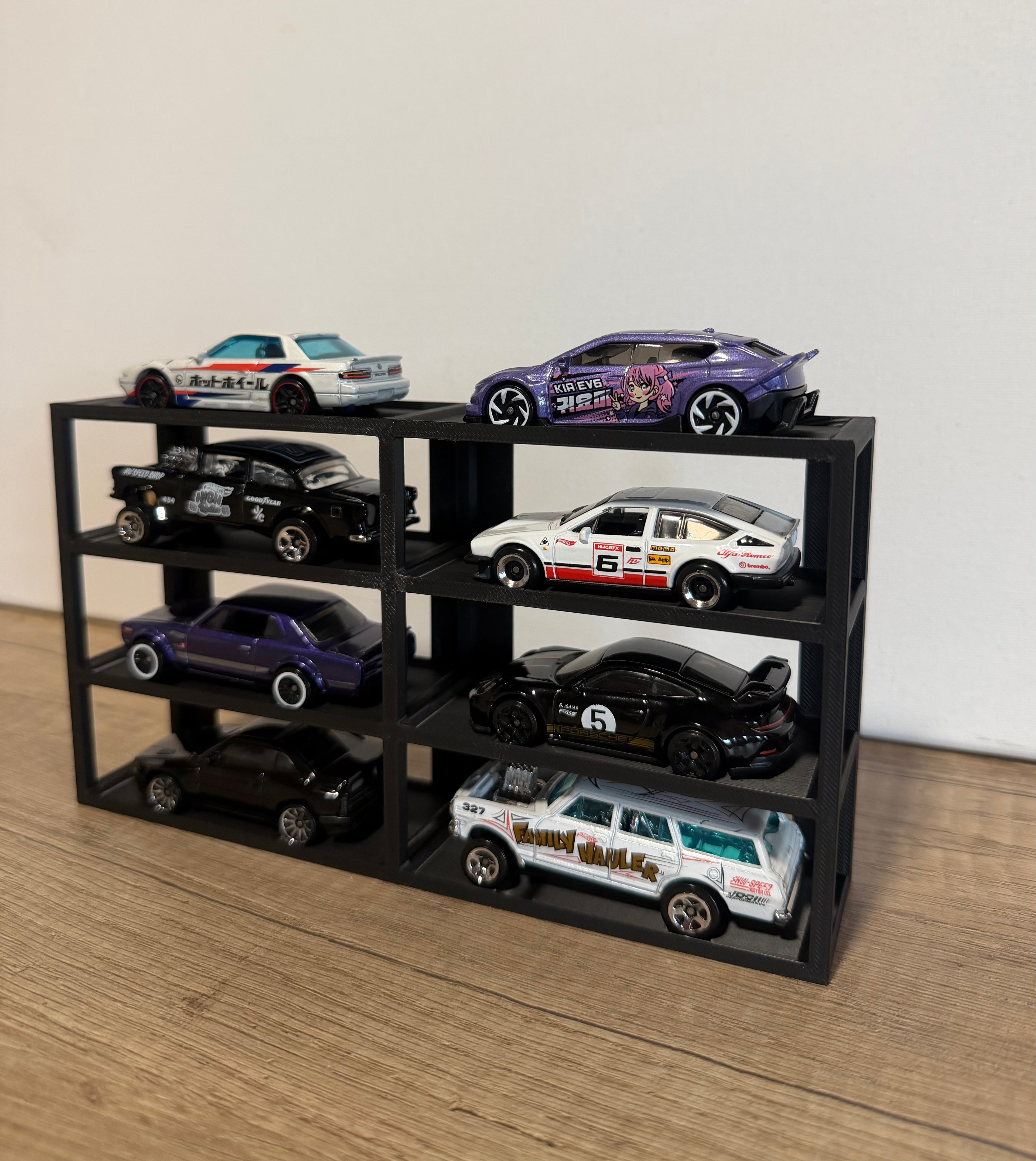 Modellauto Regal 1:64 8 Fächer Display Ständer für Hot Wheels & Diecast Neu