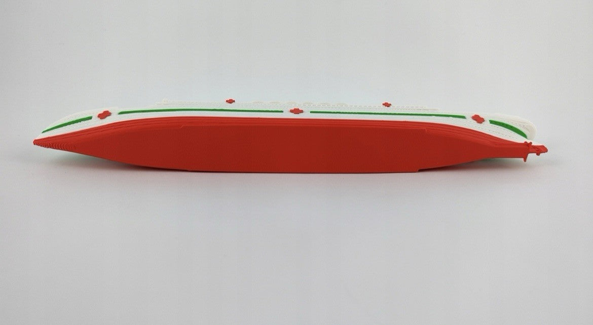 HMHS Britannic – 3D-Druck Modell – 269 mm (Maßstab 1:1000)