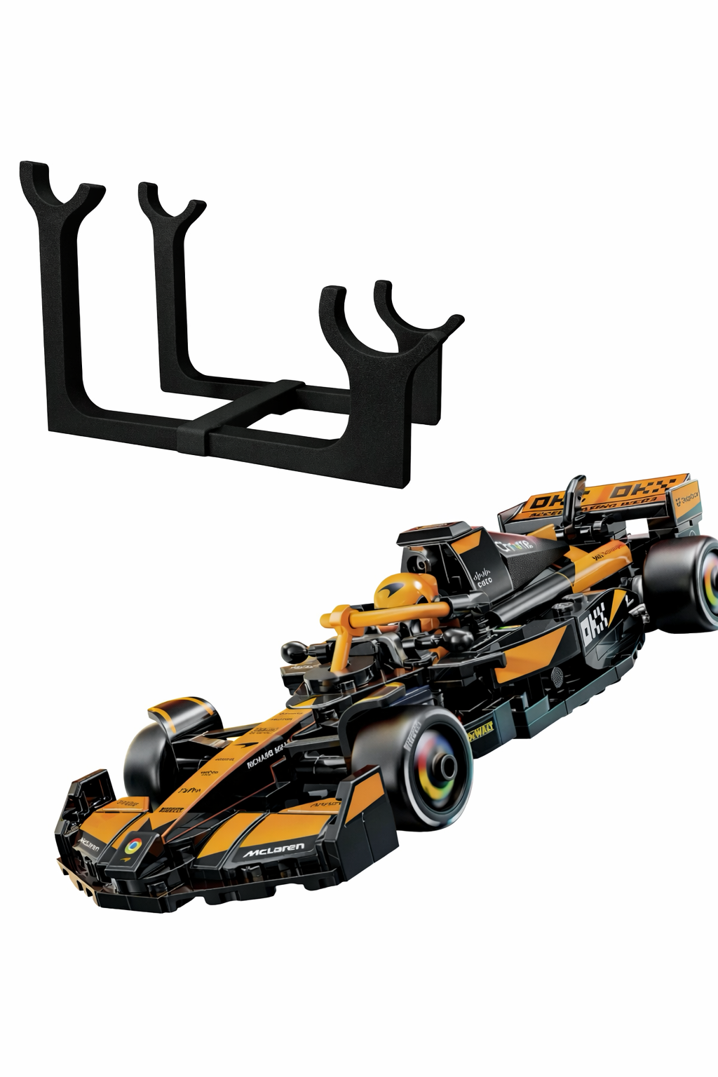 2 x Speed Champions Ständer-Displayhalter-Basis F1 Formel-1-Rennwagen