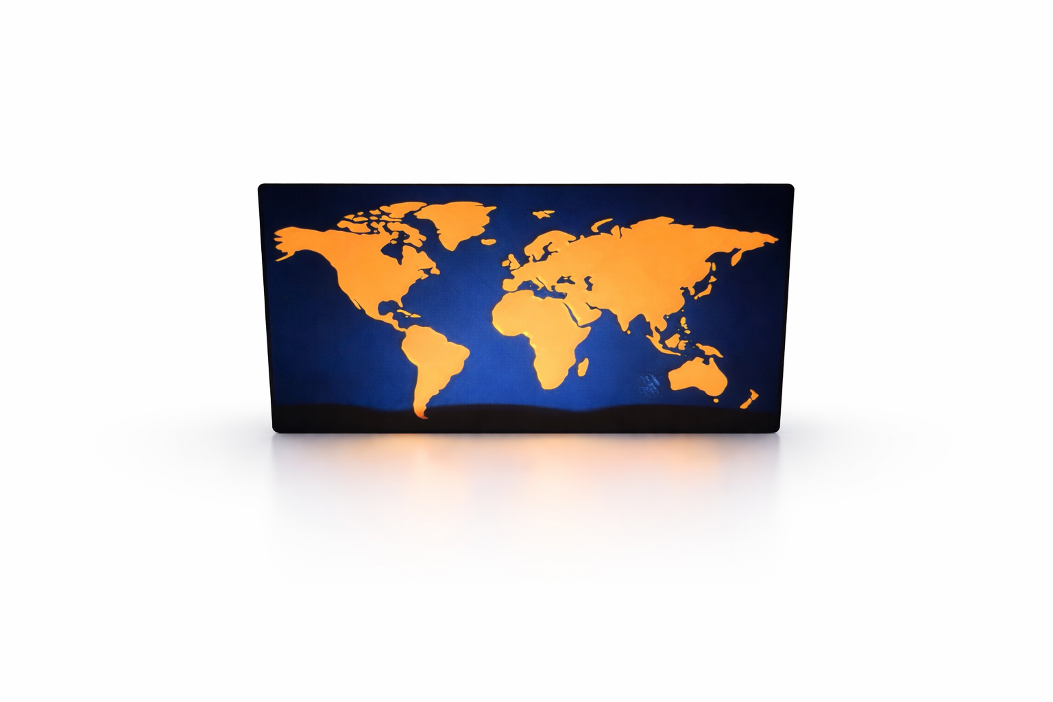 LED Weltkarte Lightbox mit Akku Moderne Deko & Stimmungsvolles Lich