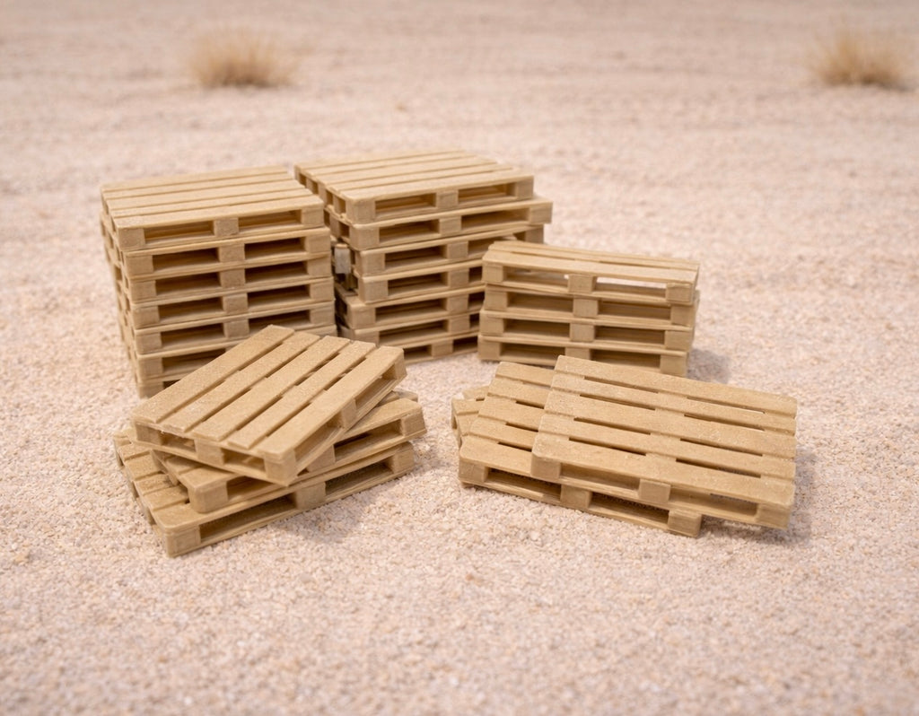 Paletten 1:35 – realistisch – Zubehör für Diorama & Modellbau
