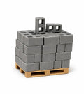 50x Mini Betonblöcke 1:35 Diorama Baustelle Ziegel Steine Modellbau Zubehör
