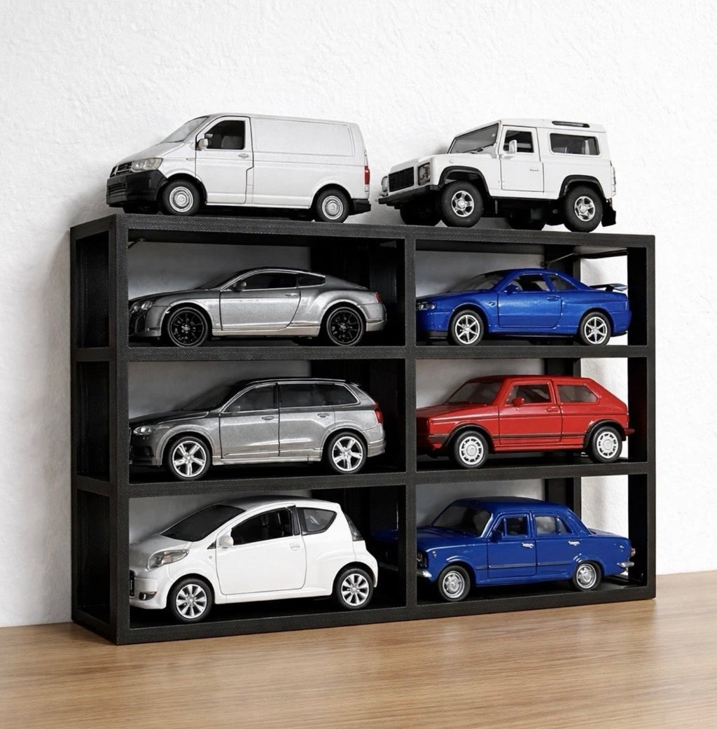 Standregal für Modellautos 1:46 – Display für 8 Fahrzeuge – Sammler Präsentation
