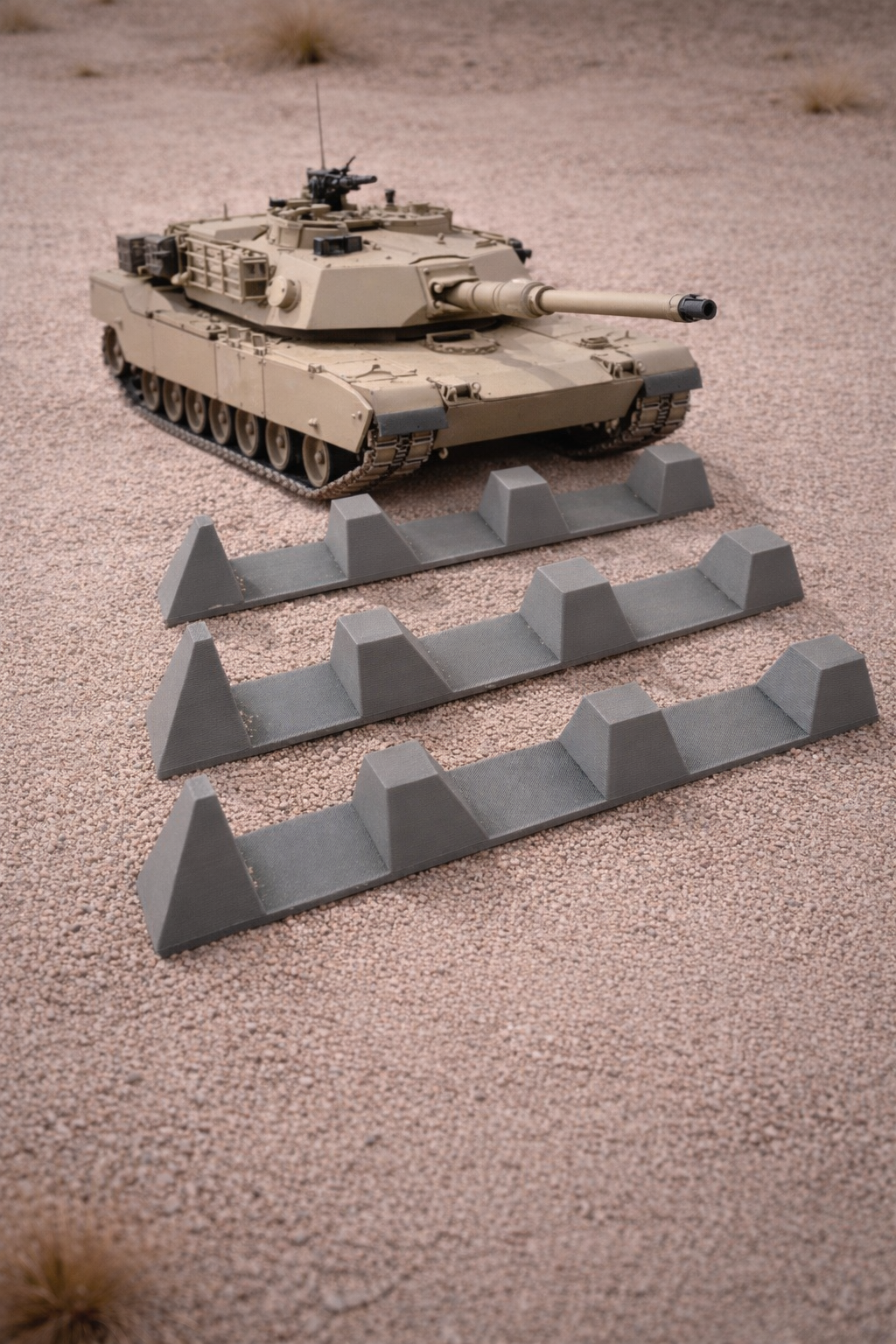 Panzerabwehr Hindernisse 20 Stück Set Dragon’s Teeth für Diorama/Modellbau 1:35