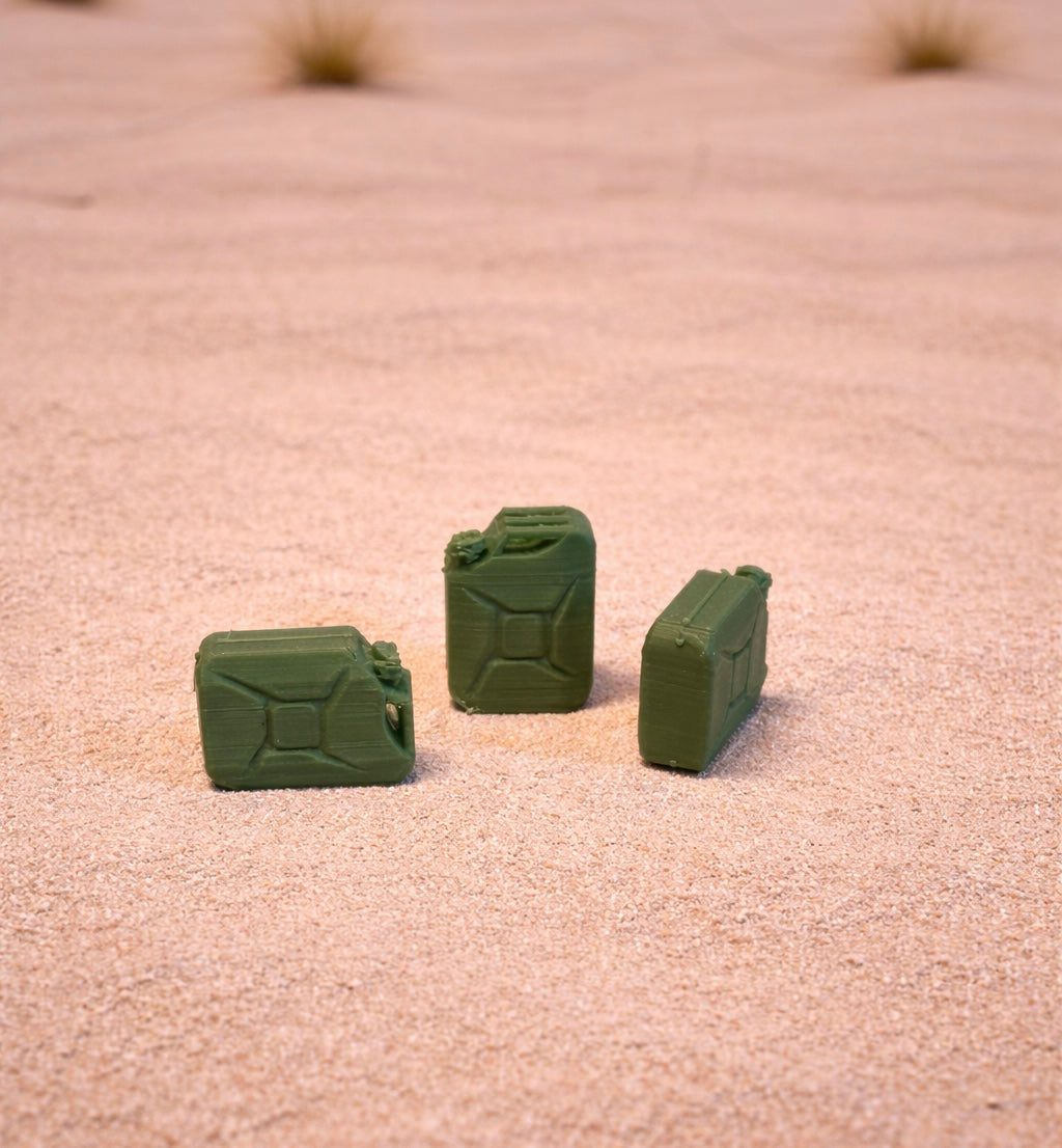 15x Benzinkanister 1:35 Militär – Diorama Zubehör – Modellbau Kanister Set