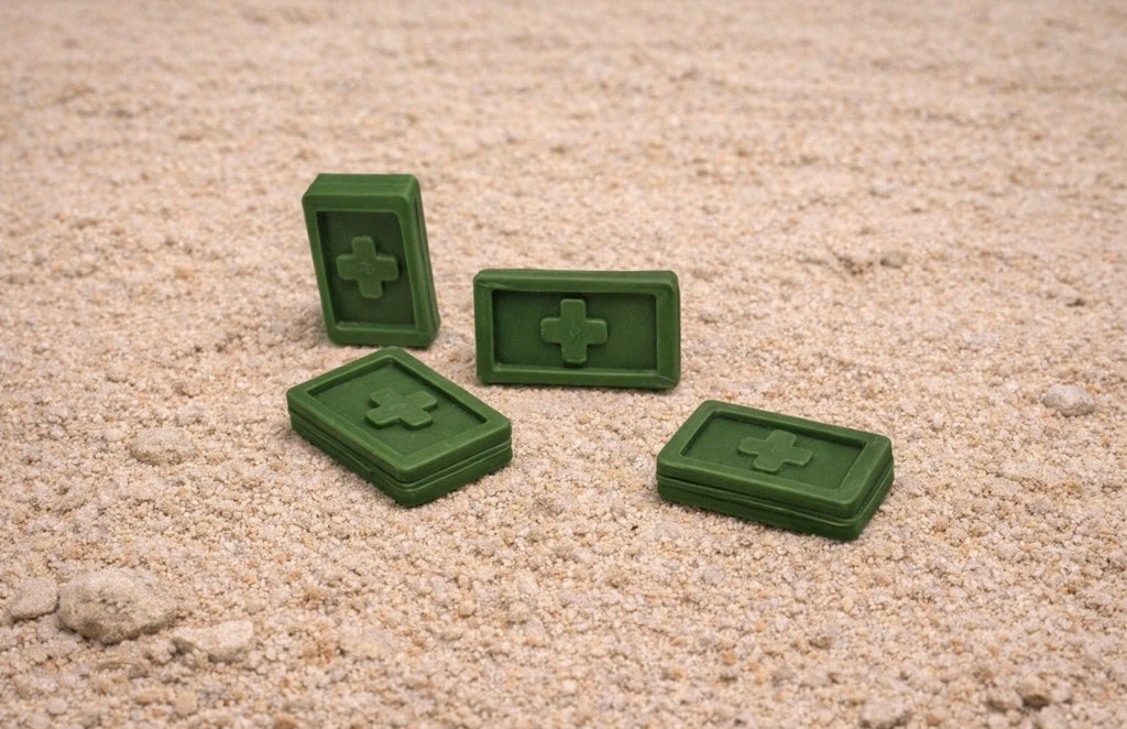 20x Militär Verbandskästen 1:35 – Diorama Zubehör – realistisch