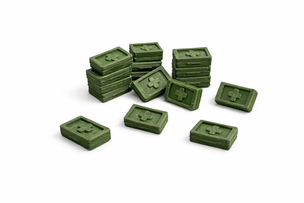 20x Militär Verbandskästen 1:35 – Diorama Zubehör – realistisch