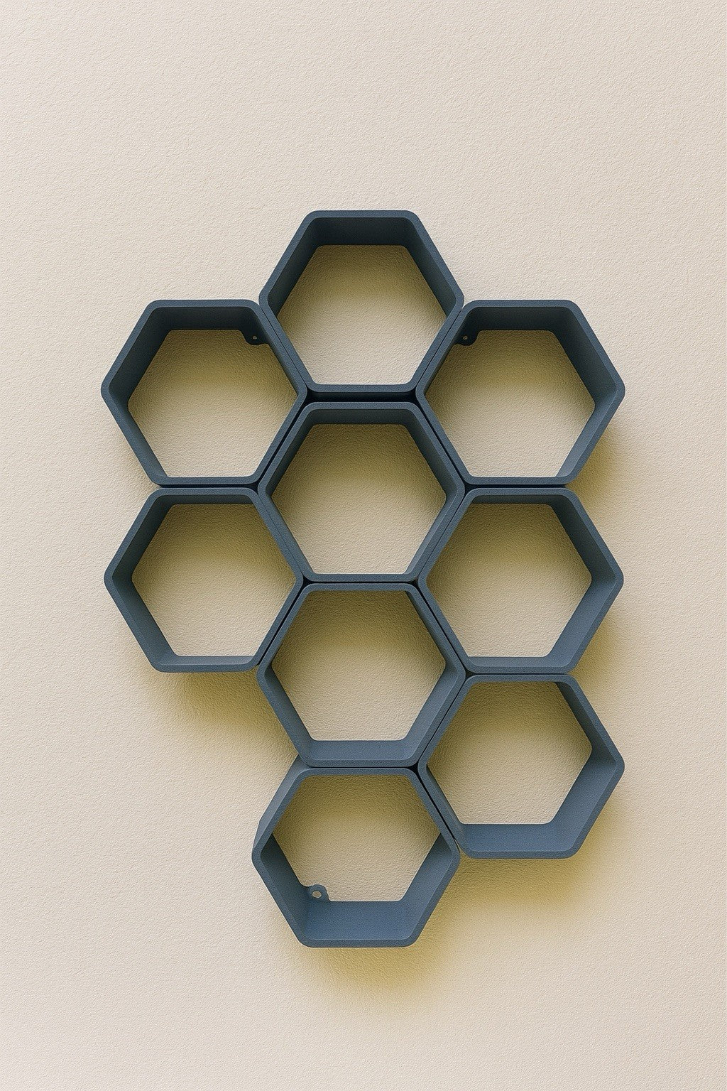 Hexagon 20-teiliges Wandregal – Modernes Wabenregal zur Dekoration