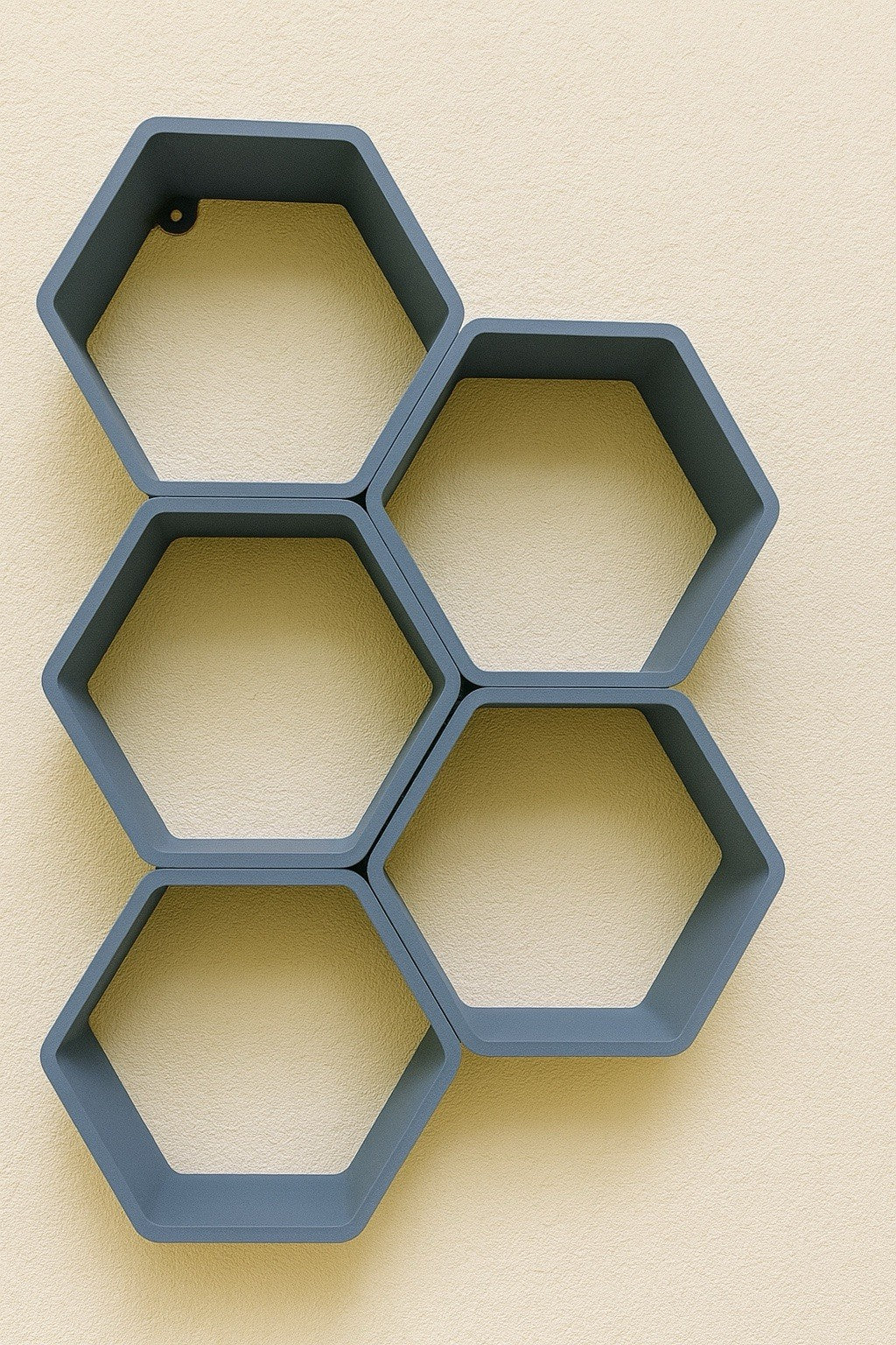 Hexagon 20-teiliges Wandregal – Modernes Wabenregal zur Dekoration