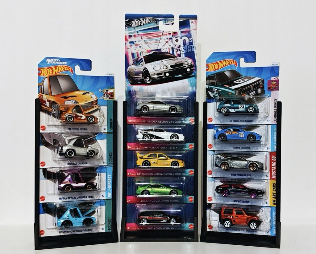 3x Modulares Regal für Hot Wheels & Matchbox – Wandregal oder Tischdeko für Sammler