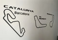 Formel-1 Rennstrecke – 3D-Druck Wanddekoration / Wall Art – 1 Strecke aus 12 auswählbar